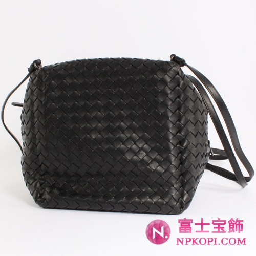Bottega Veneta/ボッテガ・ヴェネタ  ラムスキン ショルダーバッグ ブラック 255693V00168175 